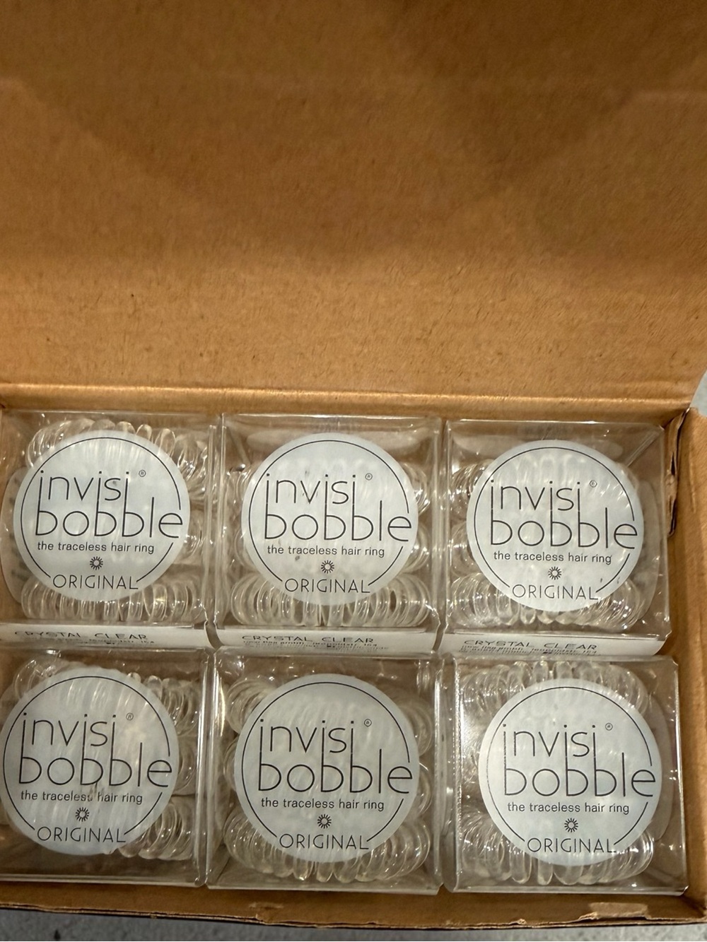 invisibobble Original Clear Traceless Hair Rings - 18 Pack